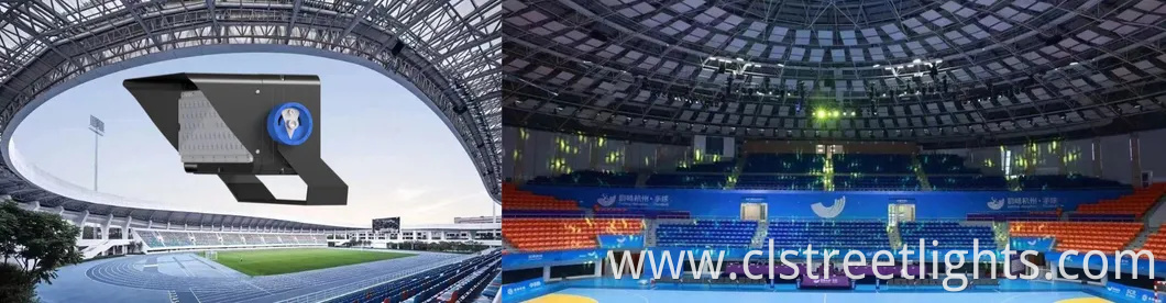 600W 1200W High Power Narrow Beam Angle Floodlight Waterproof IP65 Dimmable Power Adjustable Motion Sensor LED High Mast Light Stadium Light LED Flood Light